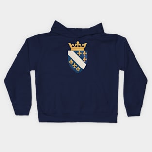 BOSNIAN ROYALTY v1 Refreshed (Bosnian Kingdom, Kraljevina Bosna) Kids Hoodie